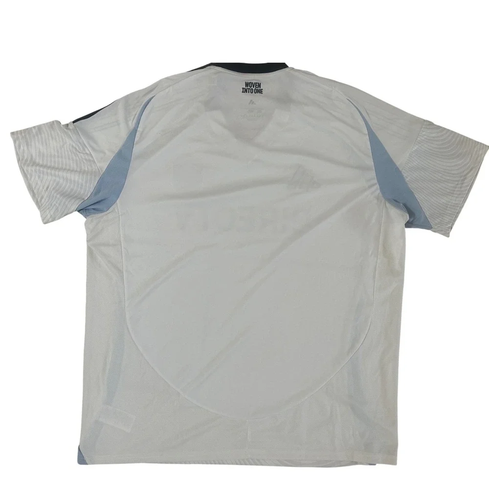 Adidas San Diego FC Jersey Mens 2XL White New Slim Fit DirecTV Soccer Shirt